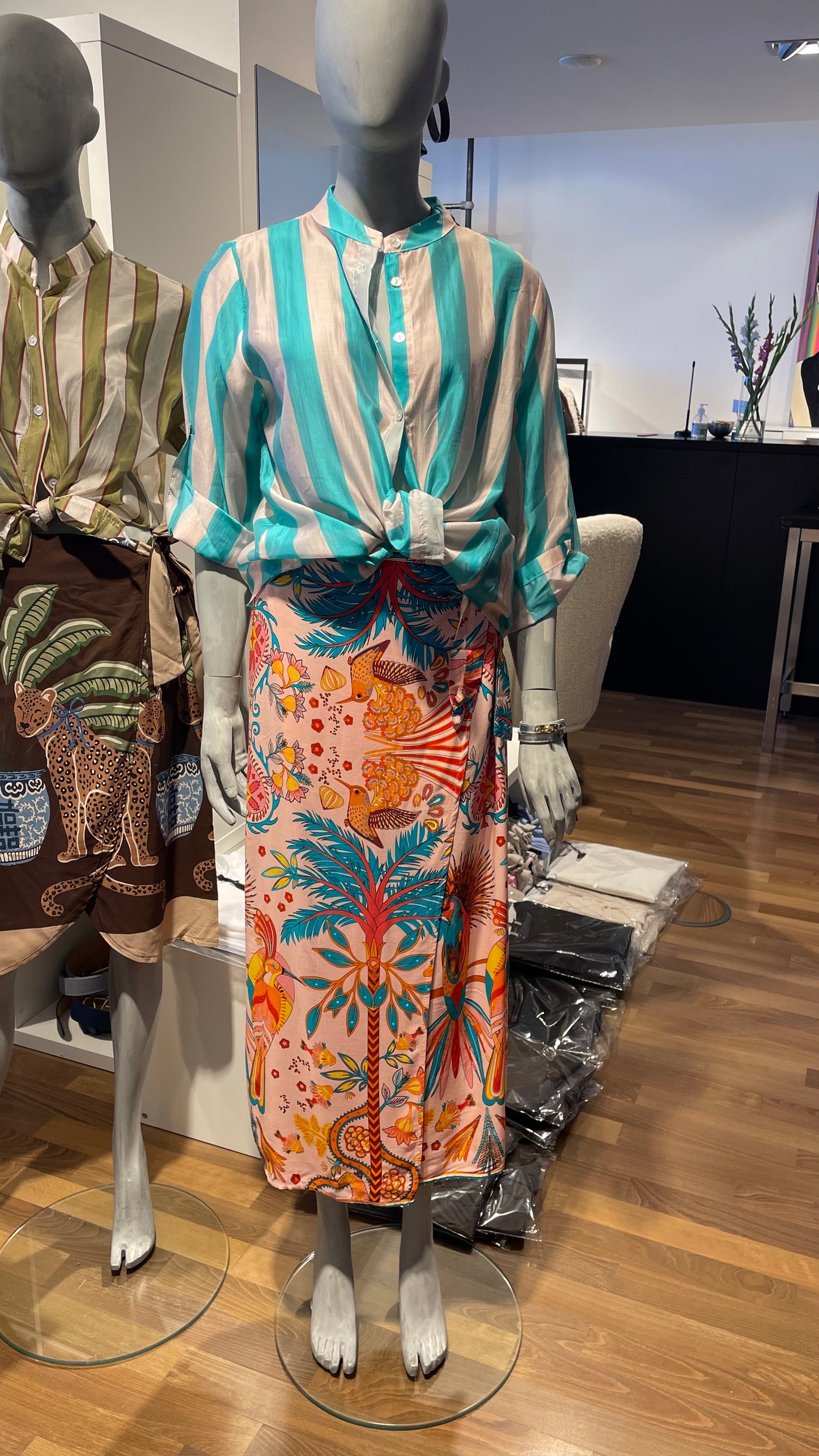 Wickelrock Boho-Stil