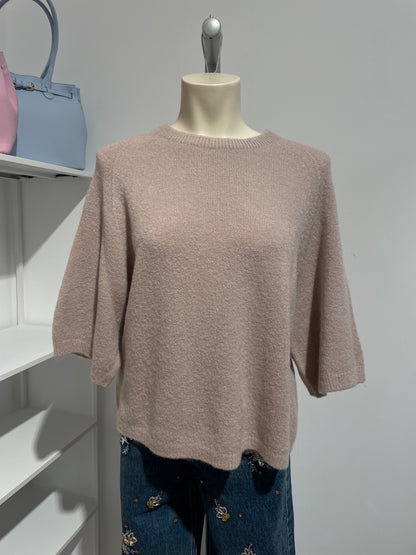 Alpaka Feinstrick Kurzarm-Pullover für Damen – Luxus in seiner weichsten Form