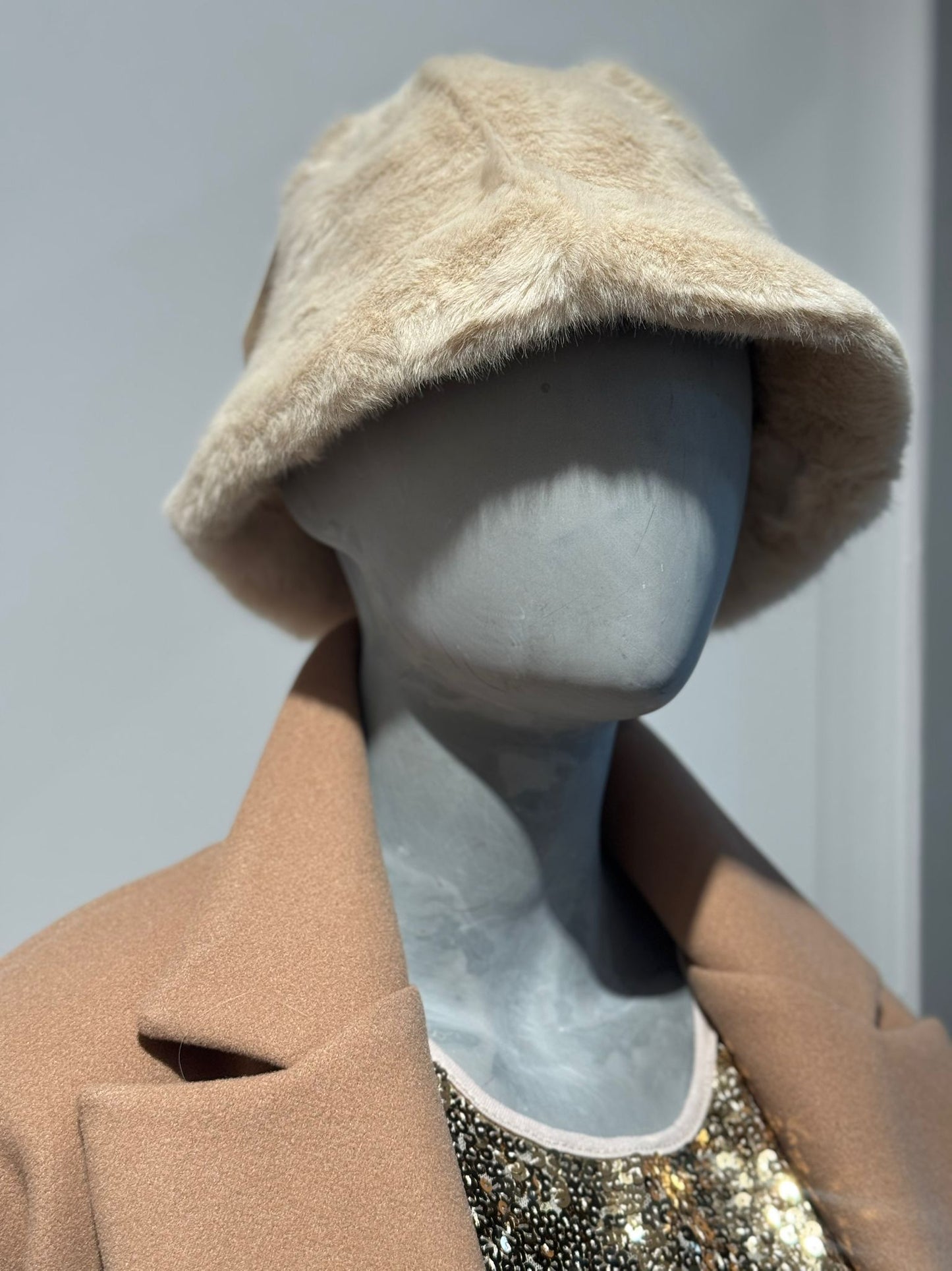 Fischerhut Kunstpelz