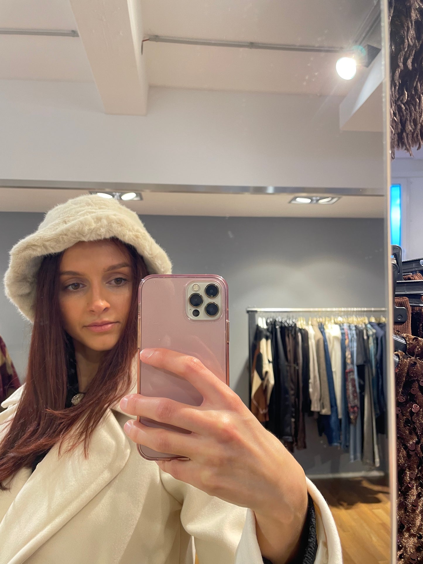 Fischerhut Kunstpelz